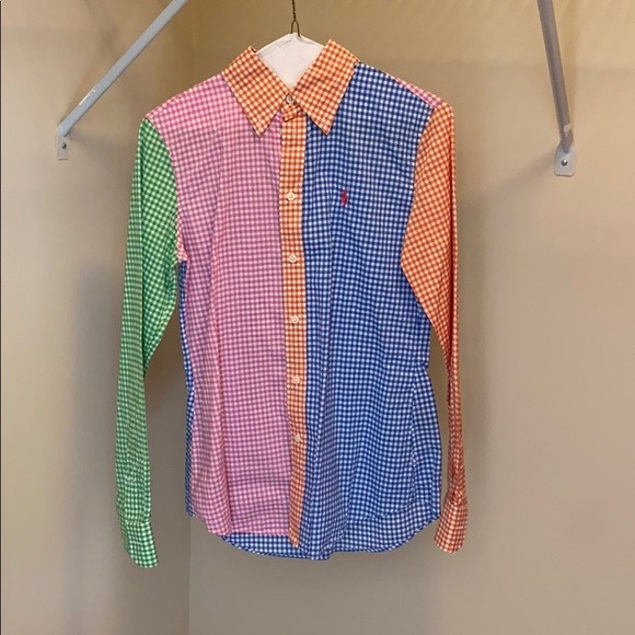 Ralph Lauren Tops - Women’s Ralph Lauren Gingham Party Shirt